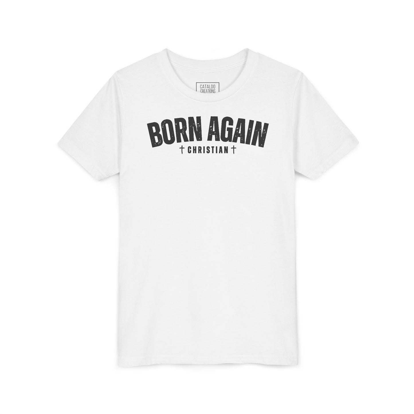 Born Again Christian Youth Tee | Faith-Based Shirt for Kids | Inspirational Apparel