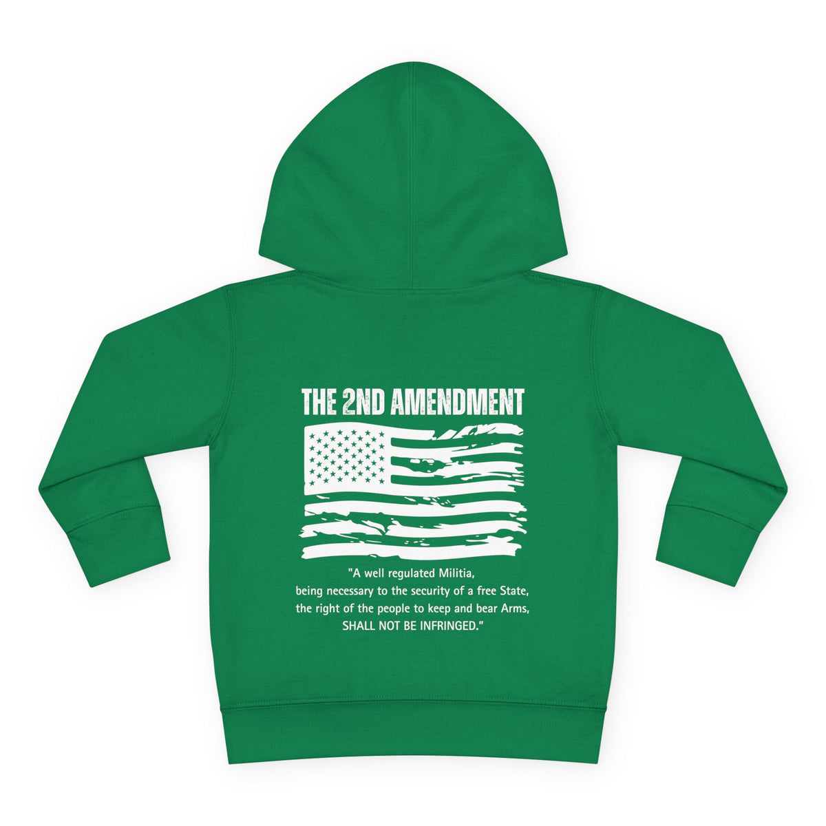 Toddler 2nd Amendment Pullover Fleece Hoodie, Cute Kids Hoodie, American Pride, Gift for Patriots, Cozy Toddler Wear