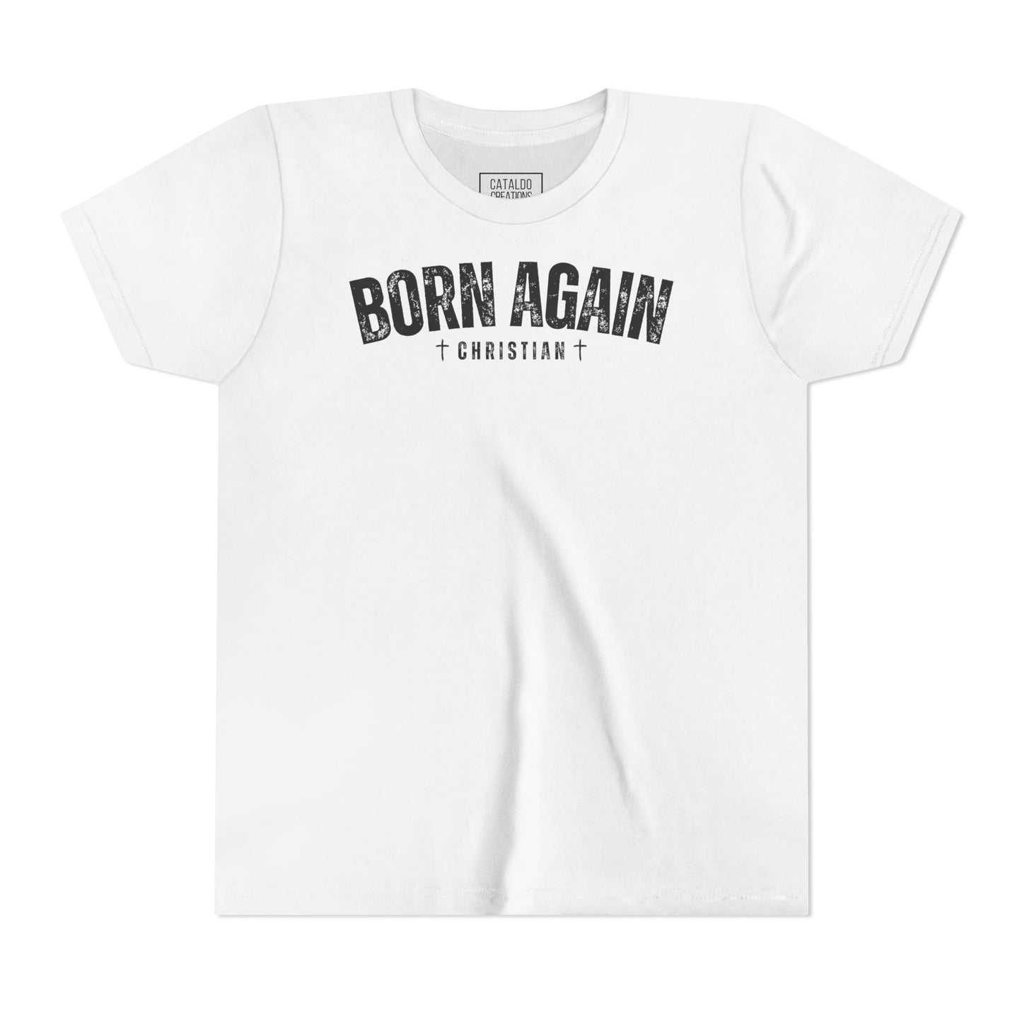 Born Again Christian Youth Tee | Faith-Based Shirt for Kids | Inspirational Apparel