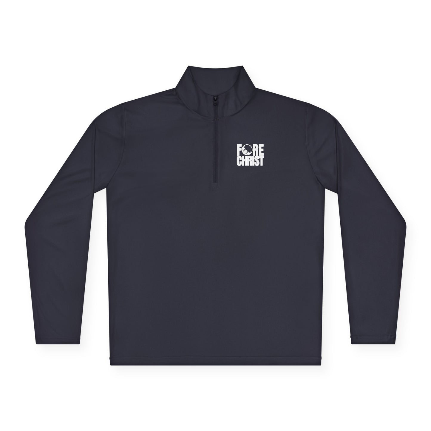 'Fore Christ' Faith-Inspired Unisex Quarter-Zip Pullover - Christian Activewear, Golf And Athletic Apparel