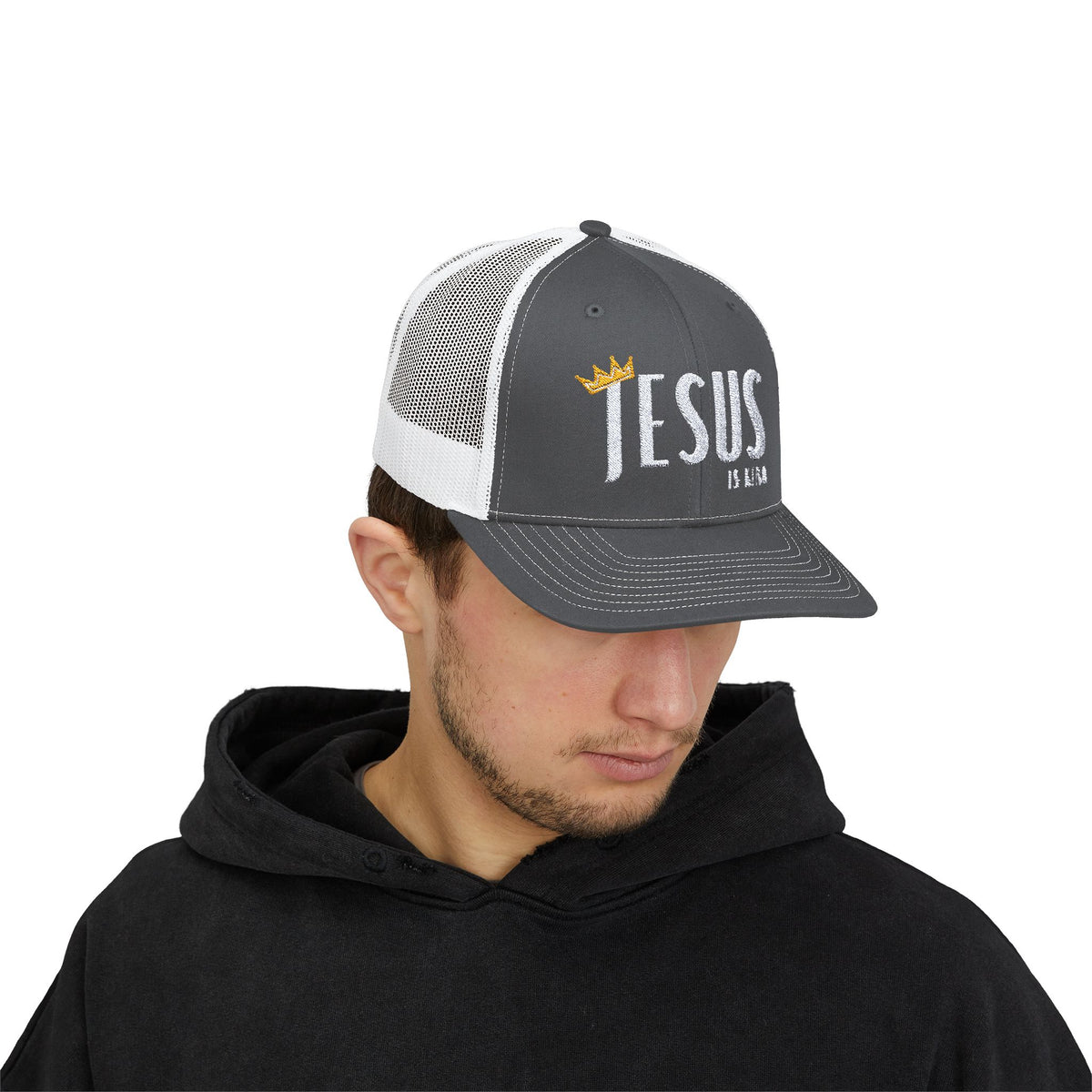 Jesus Is King Snapback Trucker Cap