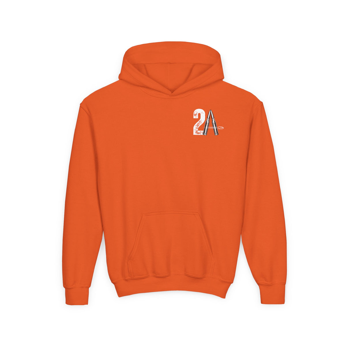 Youth 2nd Amendment Flag Design Hoodie, Kids 2A Sweatshirt, Gift for Teens, Patriotic Apparel, Flag Hoodie