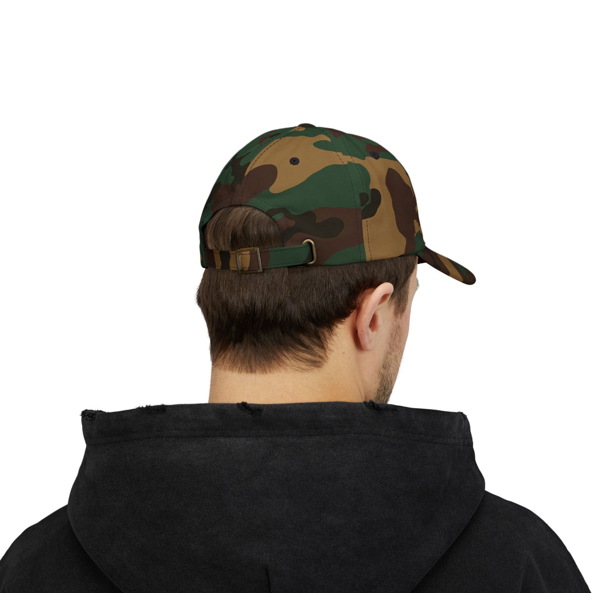 Make America Godly Again Classic Hat. Black Embroidered Design