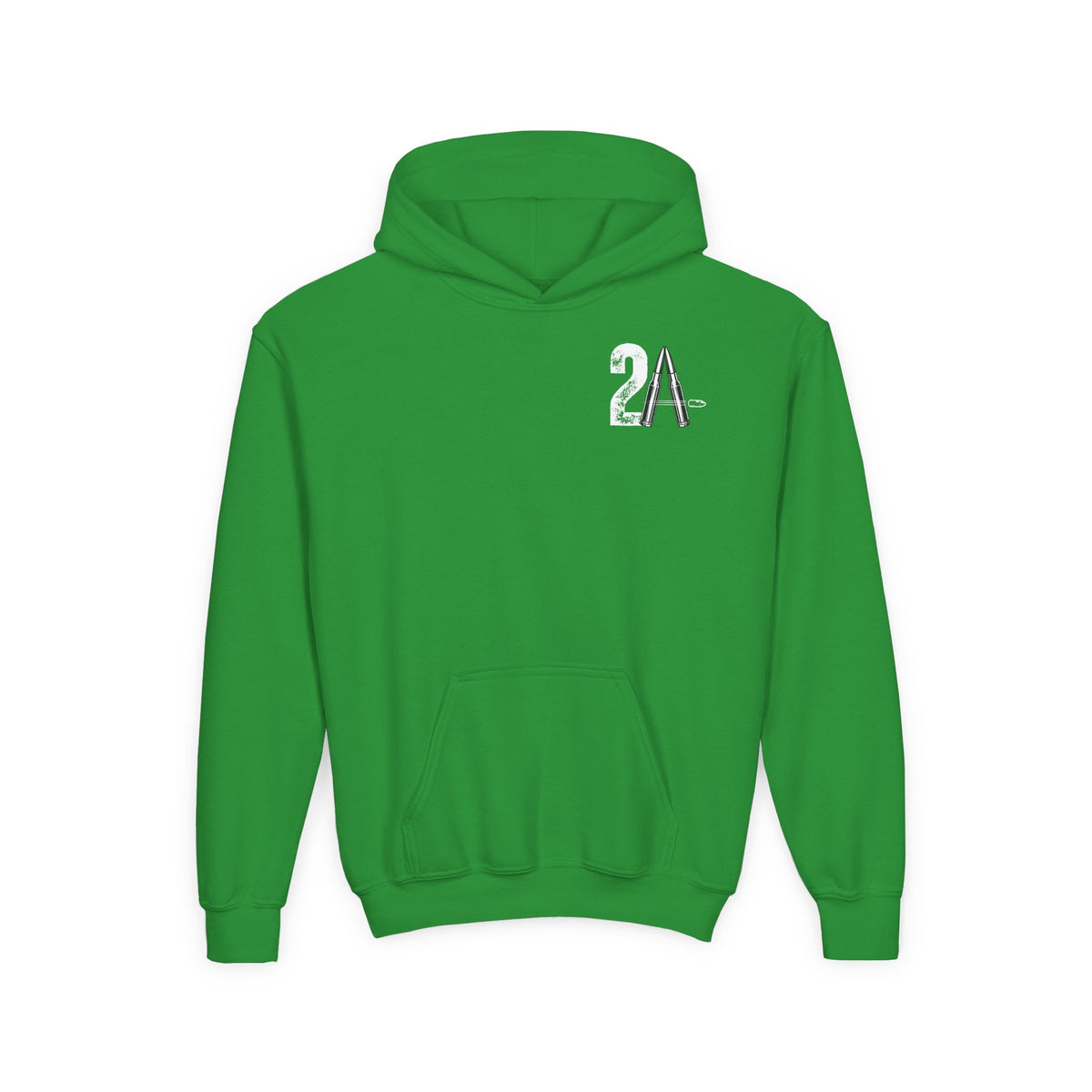 Youth 2nd Amendment Flag Design Hoodie, Kids 2A Sweatshirt, Gift for Teens, Patriotic Apparel, Flag Hoodie