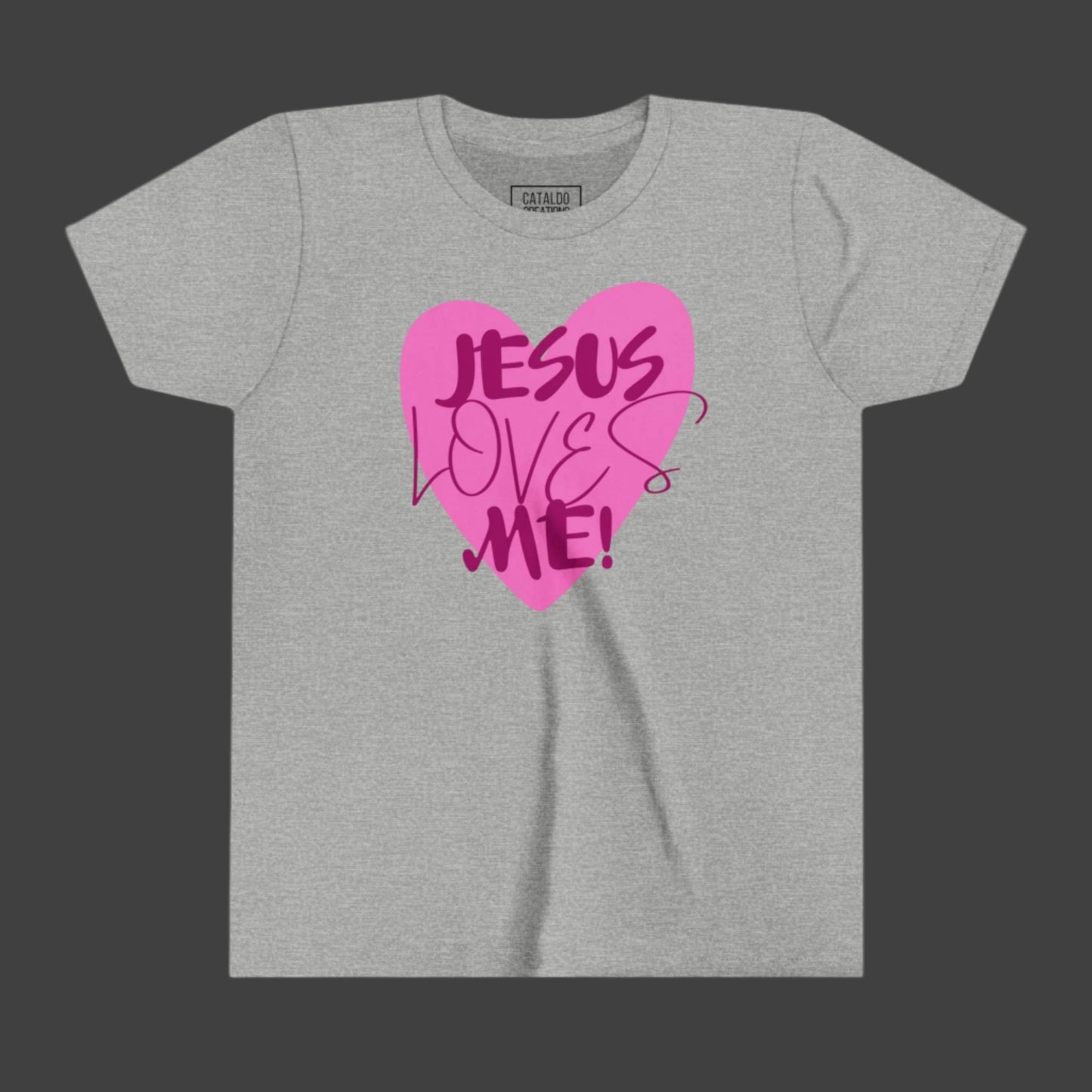 Kids Jesus Loves Me Youth Short Sleeve Tee