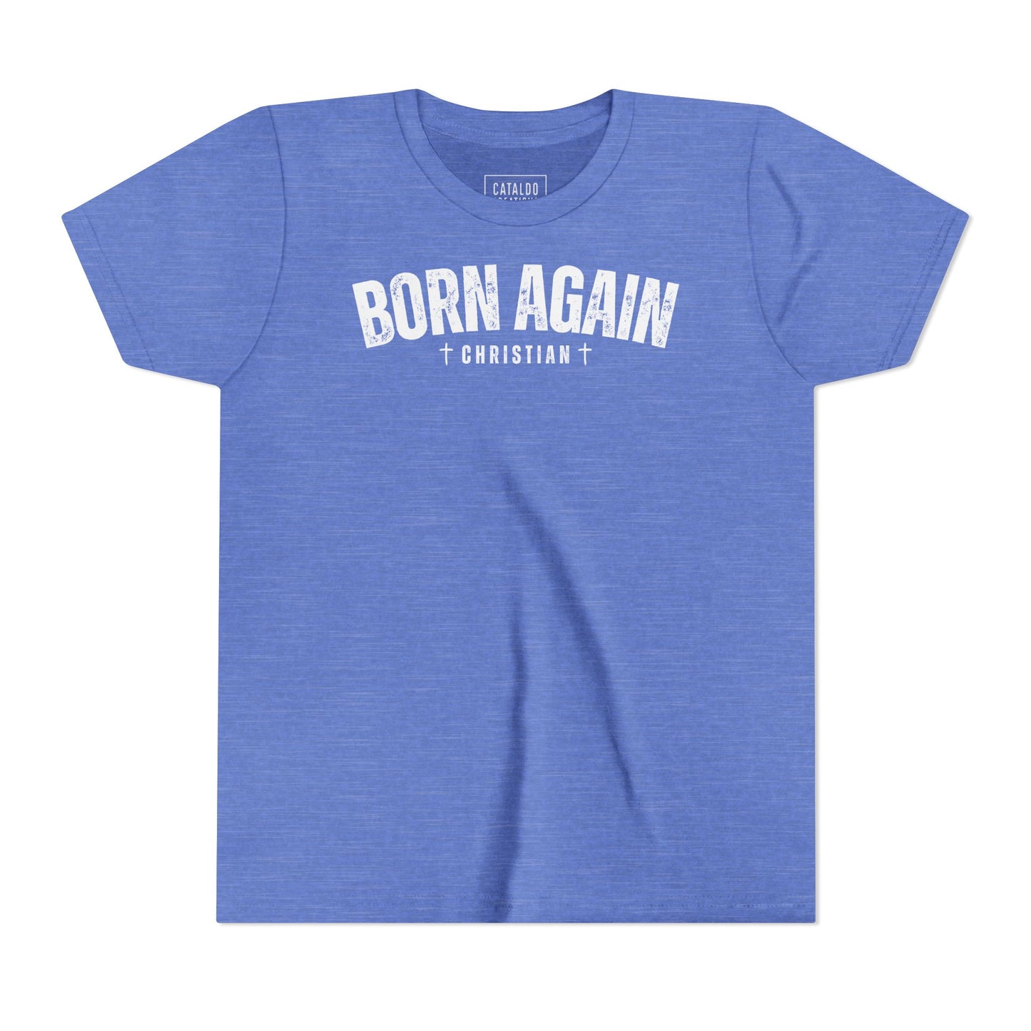 Born Again Christian Youth Tee | Faith-Based Shirt for Kids | Inspirational Apparel