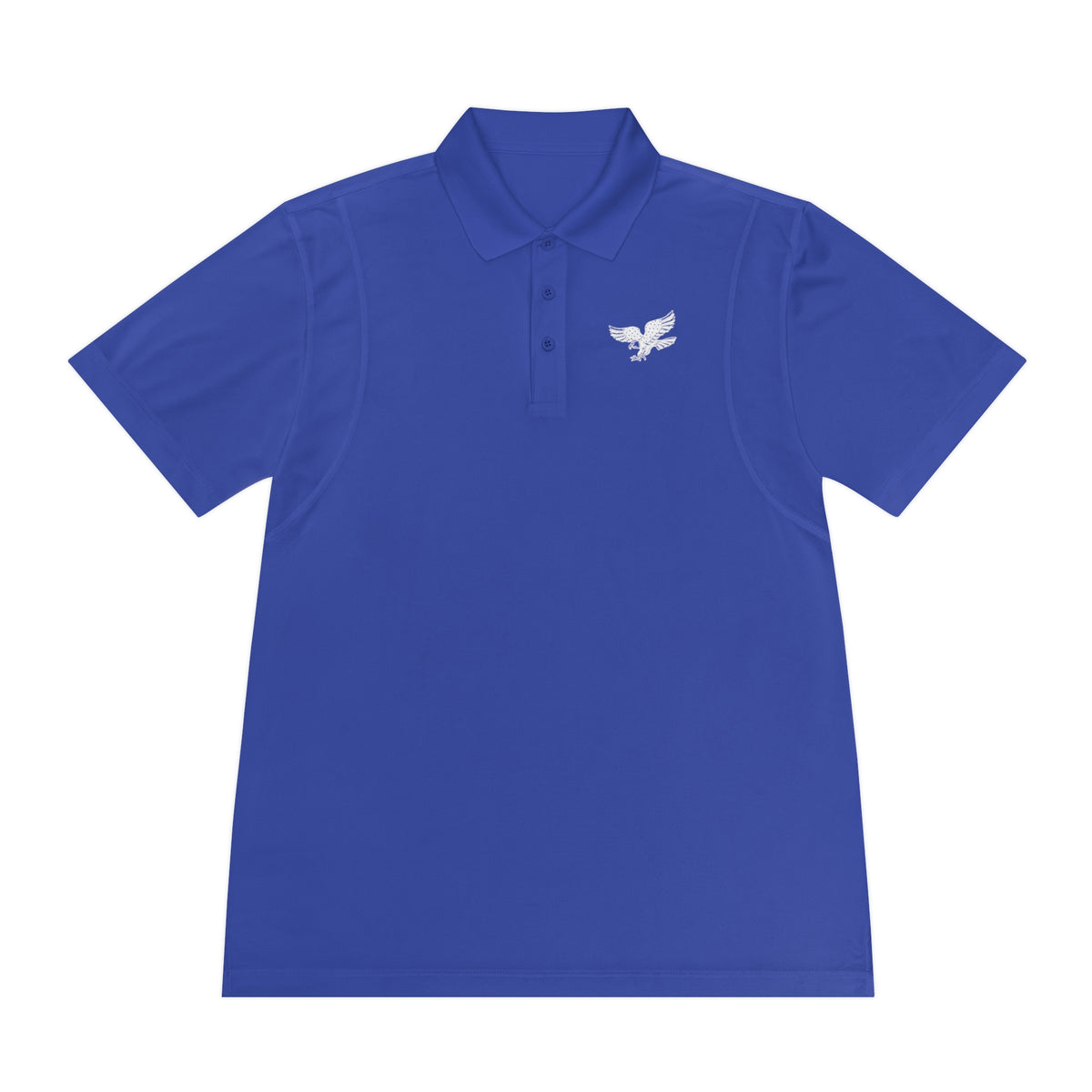 Patriotic Men's Sport Polo Shirt - Patriotic Eagle And American Flag Golf Polo