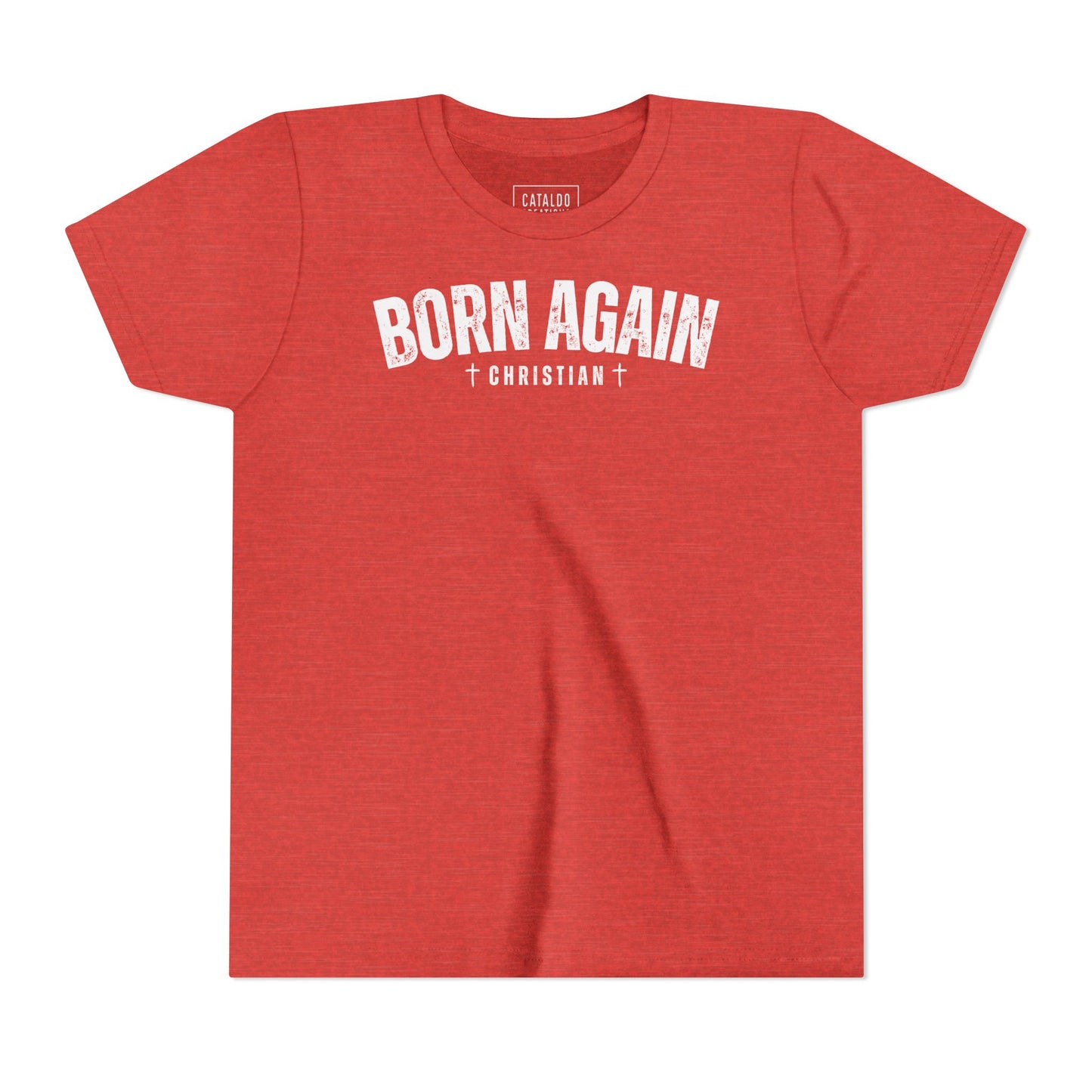 Born Again Christian Youth Tee | Faith-Based Shirt for Kids | Inspirational Apparel