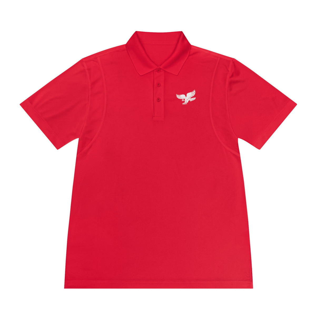 Patriotic Men's Sport Polo Shirt - Patriotic Eagle And American Flag Golf Polo