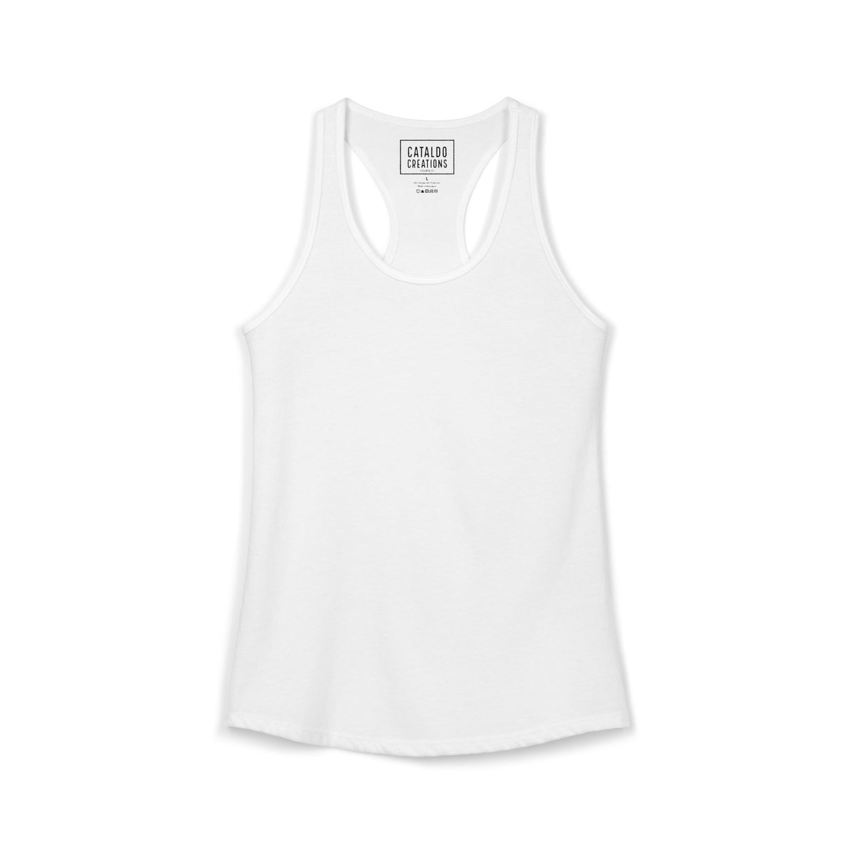 Women's Racerback Nautical Bible Verse Tank Top
