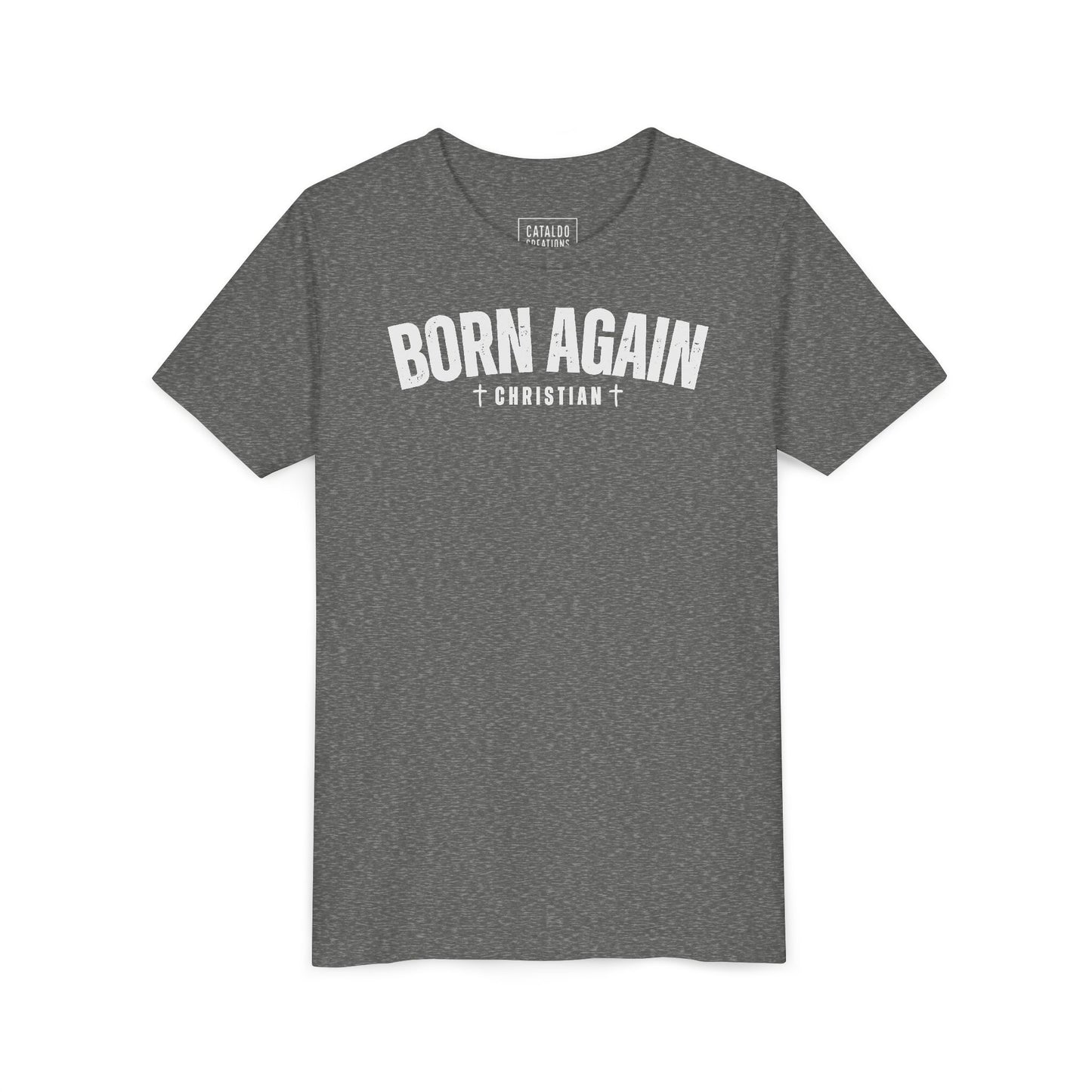 Born Again Christian Youth Tee | Faith-Based Shirt for Kids | Inspirational Apparel