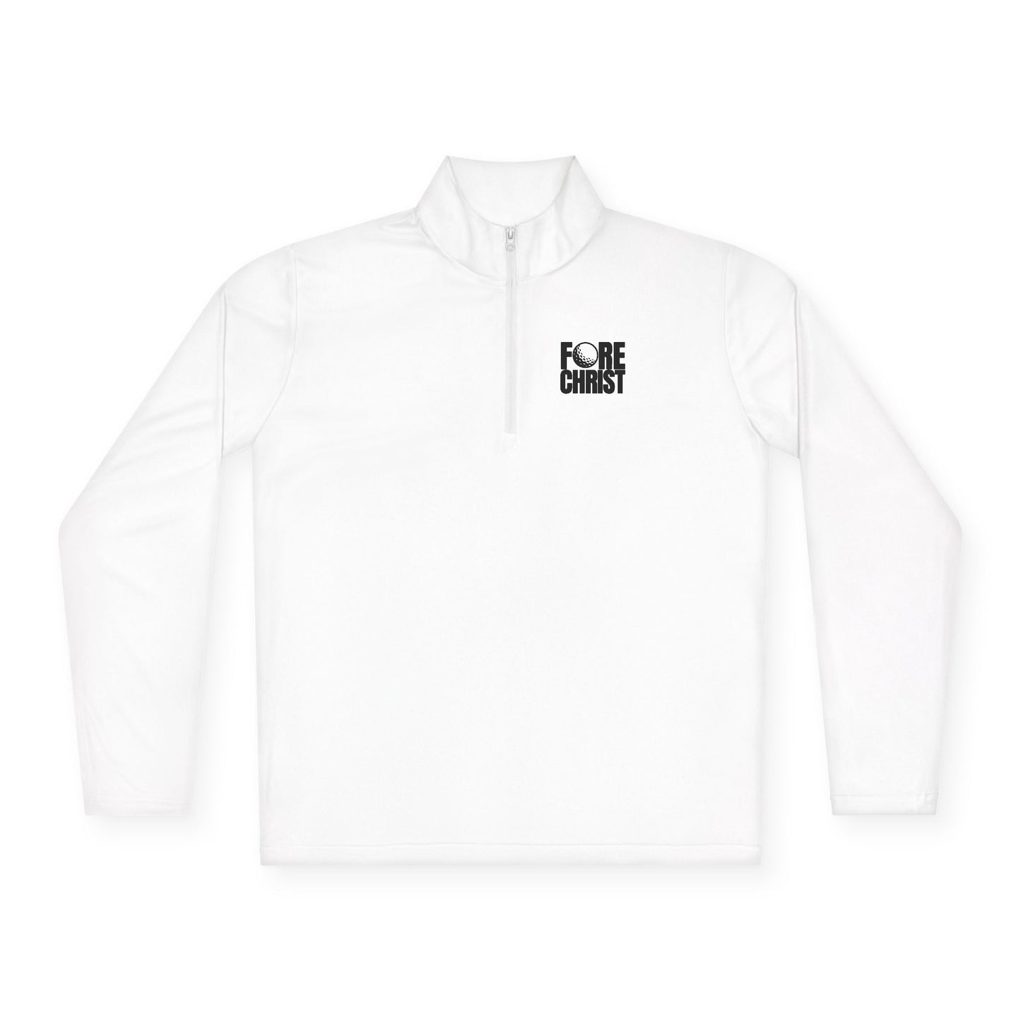 'Fore Christ' Faith-Inspired Unisex Quarter-Zip Pullover - Christian Activewear, Golf And Athletic Apparel