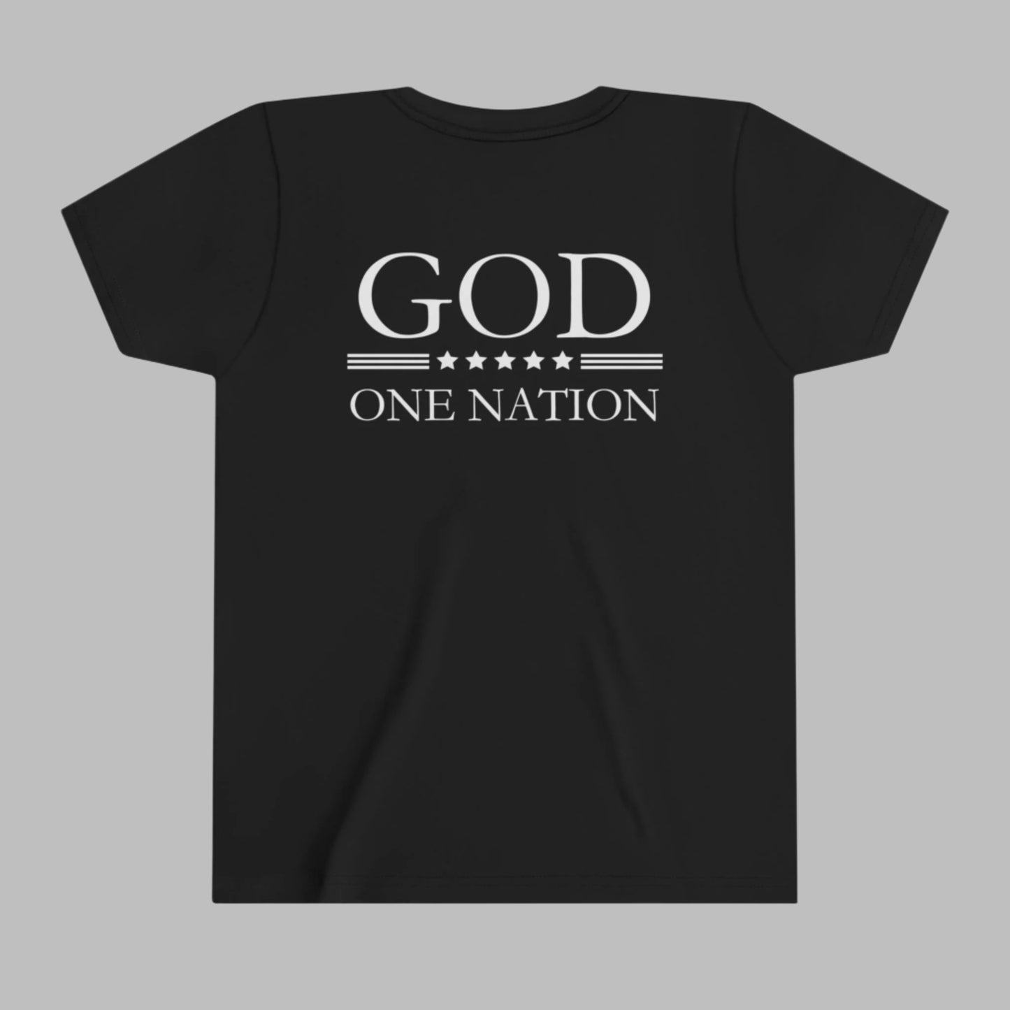 Kids One Nation Under God Youth Short Sleeve Tee