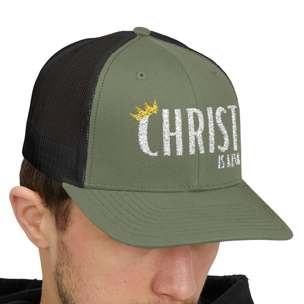 Christ Is King Snapback Trucker Cap