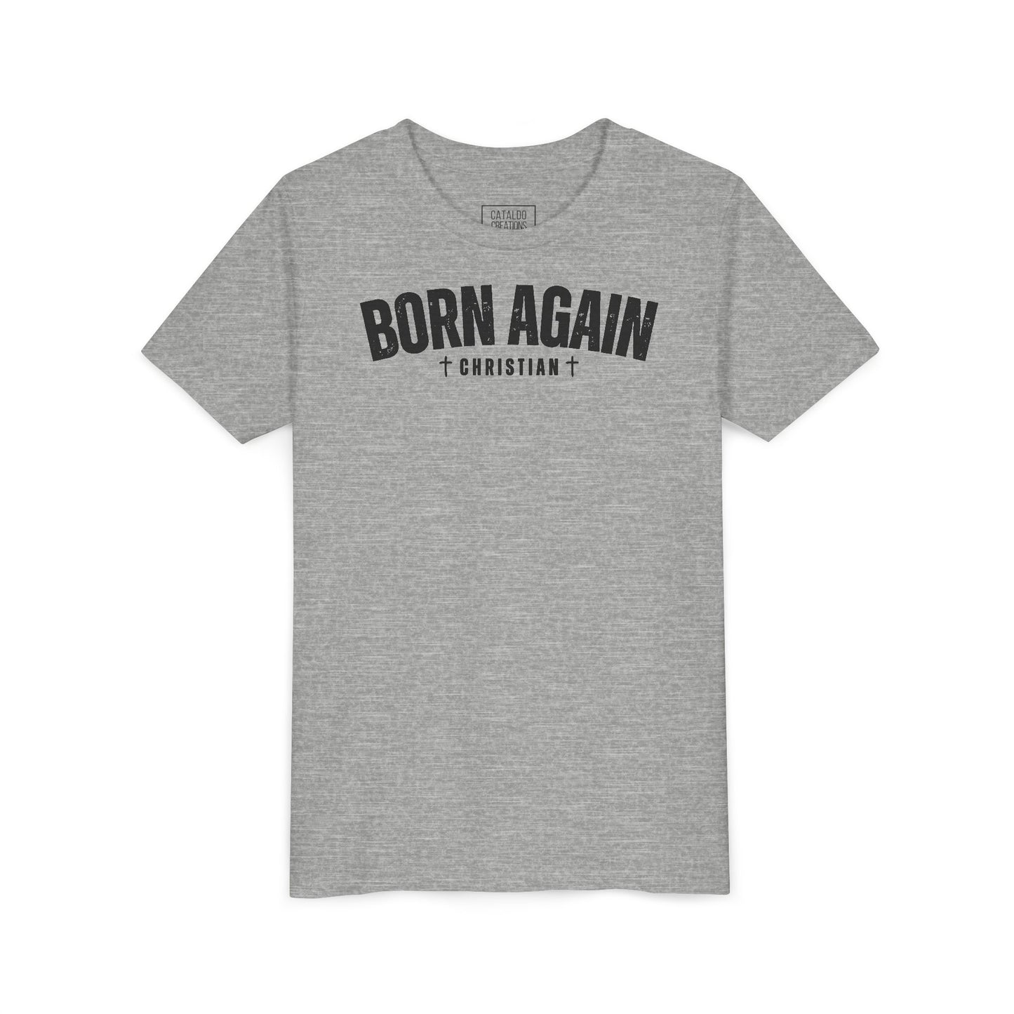 Born Again Christian Youth Tee | Faith-Based Shirt for Kids | Inspirational Apparel
