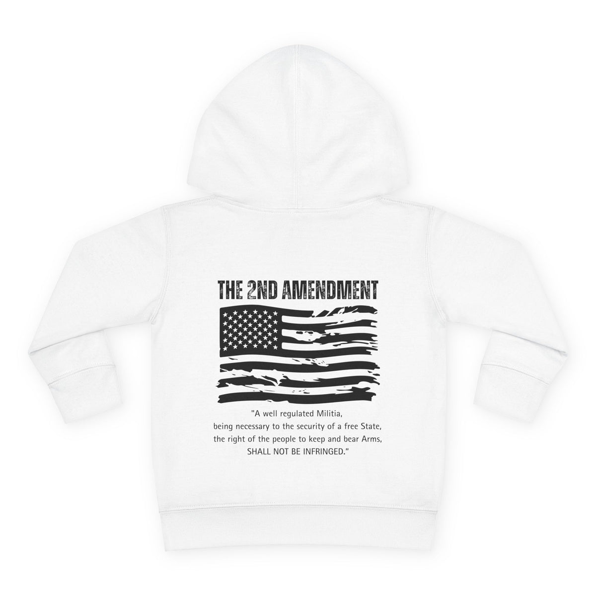 Toddler 2nd Amendment Pullover Fleece Hoodie, Cute Kids Hoodie, American Pride, Gift for Patriots, Cozy Toddler Wear