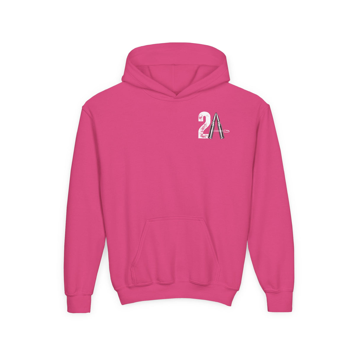 Youth 2nd Amendment Flag Design Hoodie, Kids 2A Sweatshirt, Gift for Teens, Patriotic Apparel, Flag Hoodie