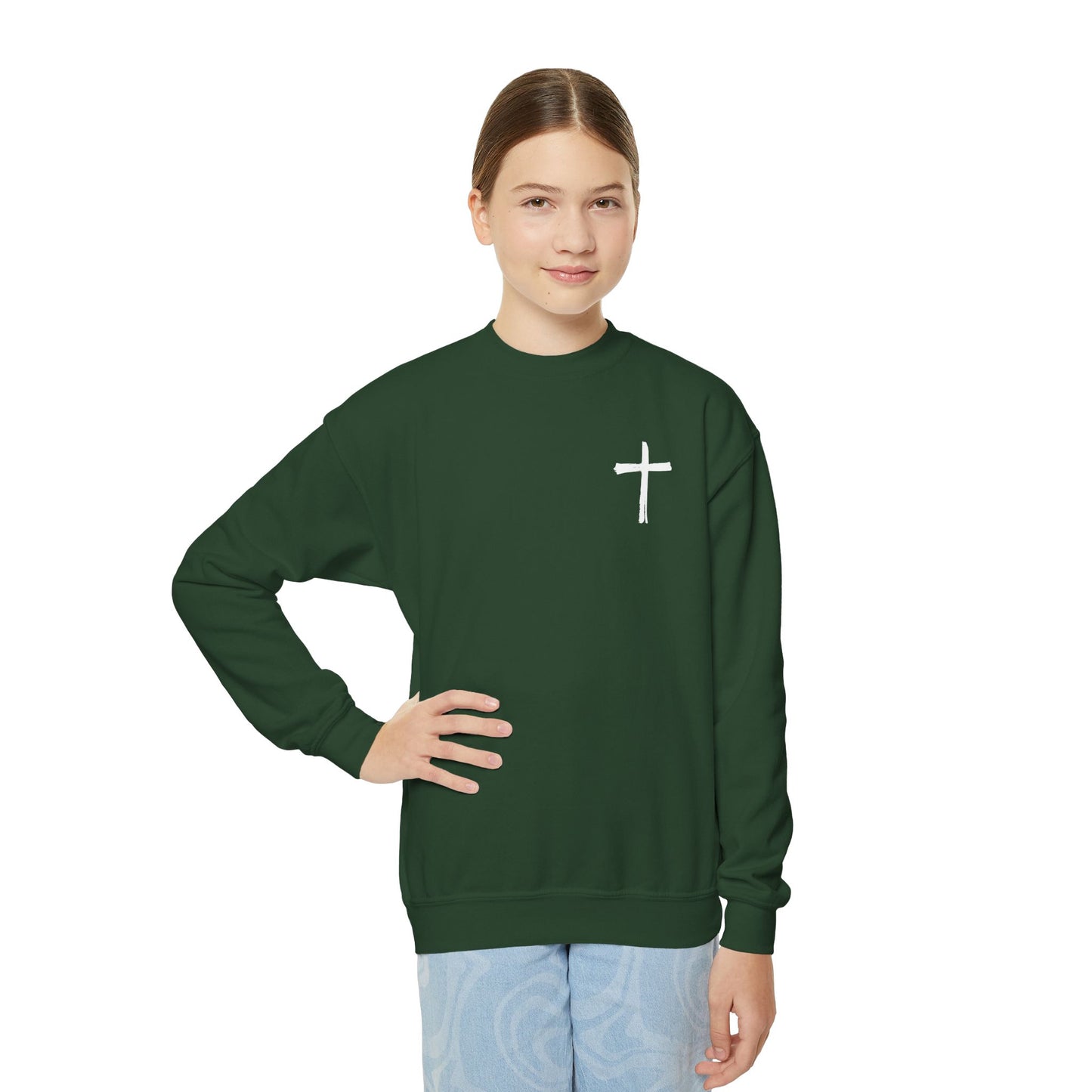 Kids Be Bold As A Lion Youth Crewneck Sweatshirt