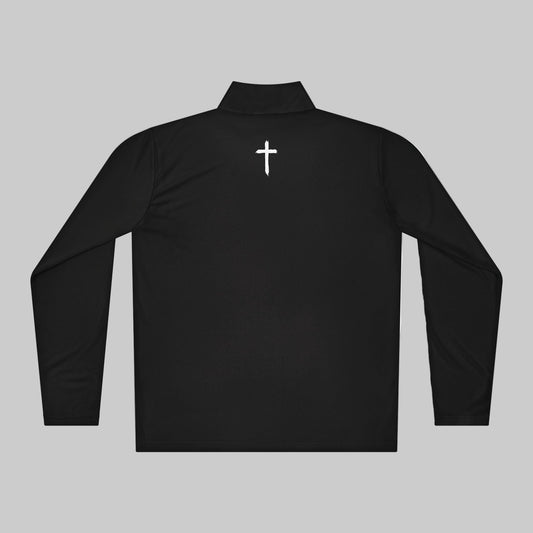 'Fore Christ' Faith-Inspired Unisex Quarter-Zip Pullover - Christian Activewear, Golf And Athletic Apparel