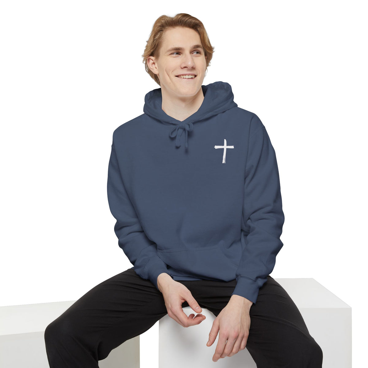 Lions Never Bow Down To Hyenas Adult Premium Hoodie