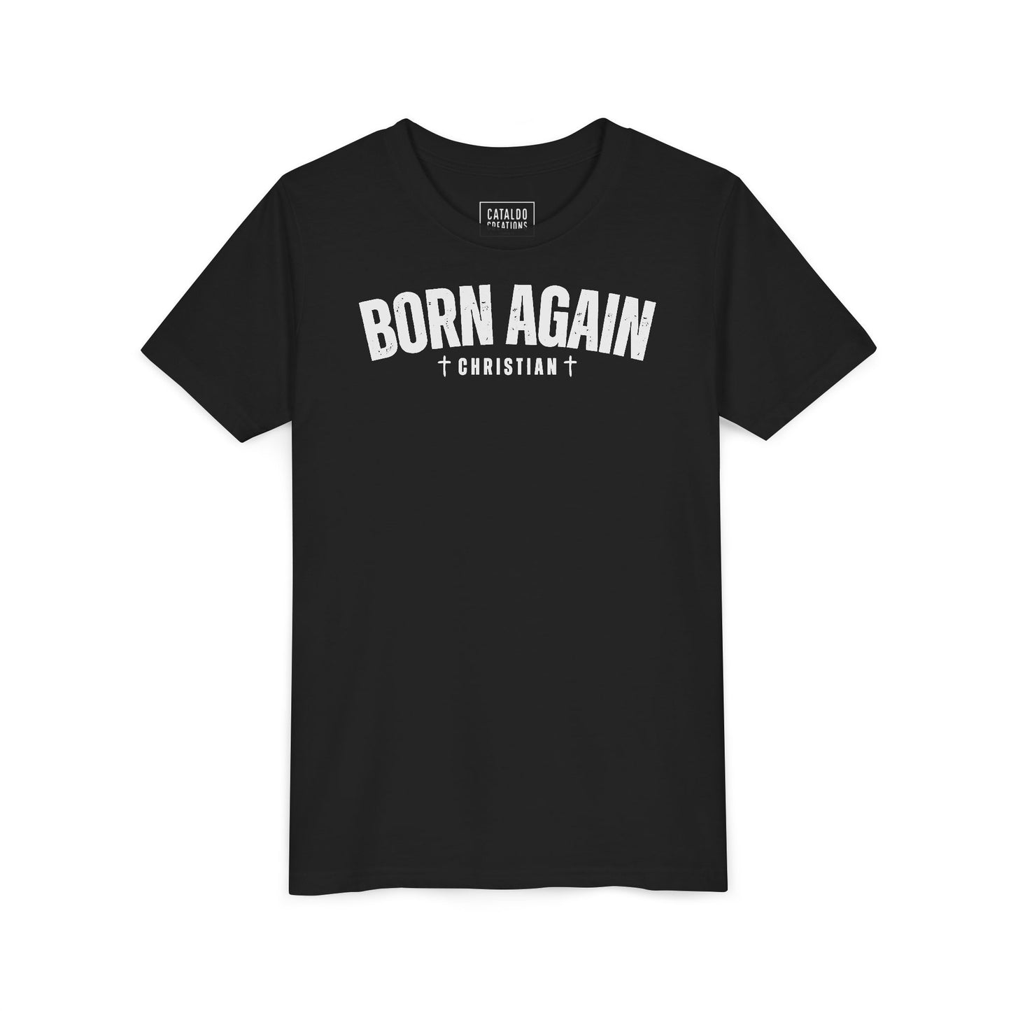 Born Again Christian Youth Tee | Faith-Based Shirt for Kids | Inspirational Apparel