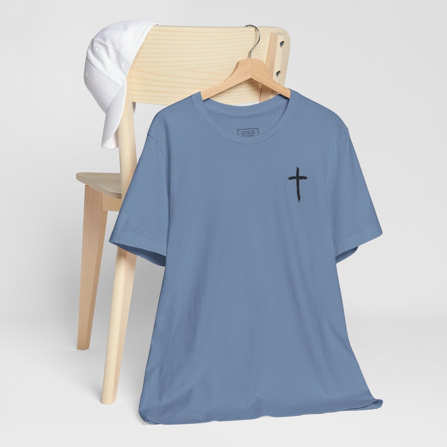 Mightier Than The Waves Of The Sea Bible Verse Adult Short Sleeve Tee