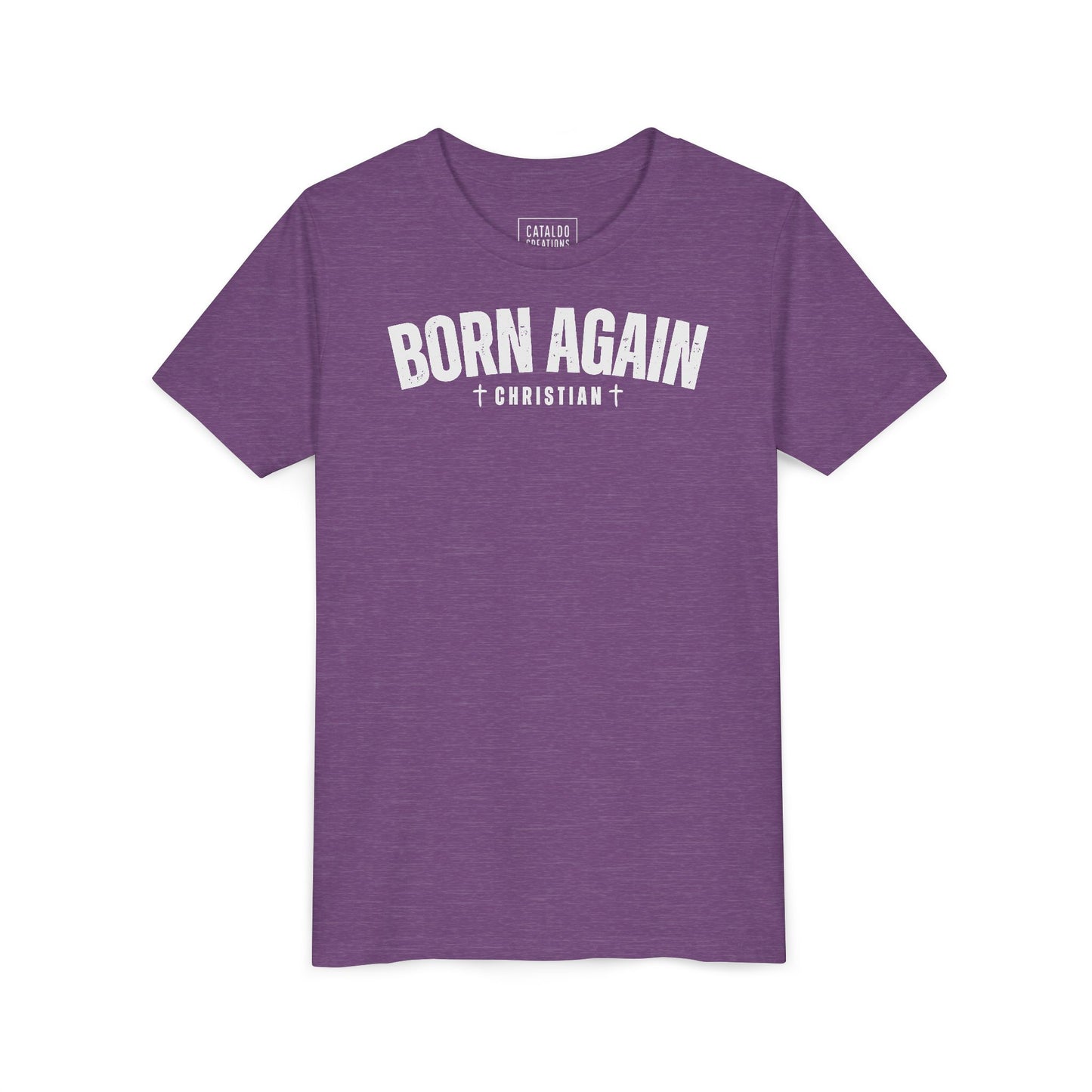 Born Again Christian Youth Tee | Faith-Based Shirt for Kids | Inspirational Apparel