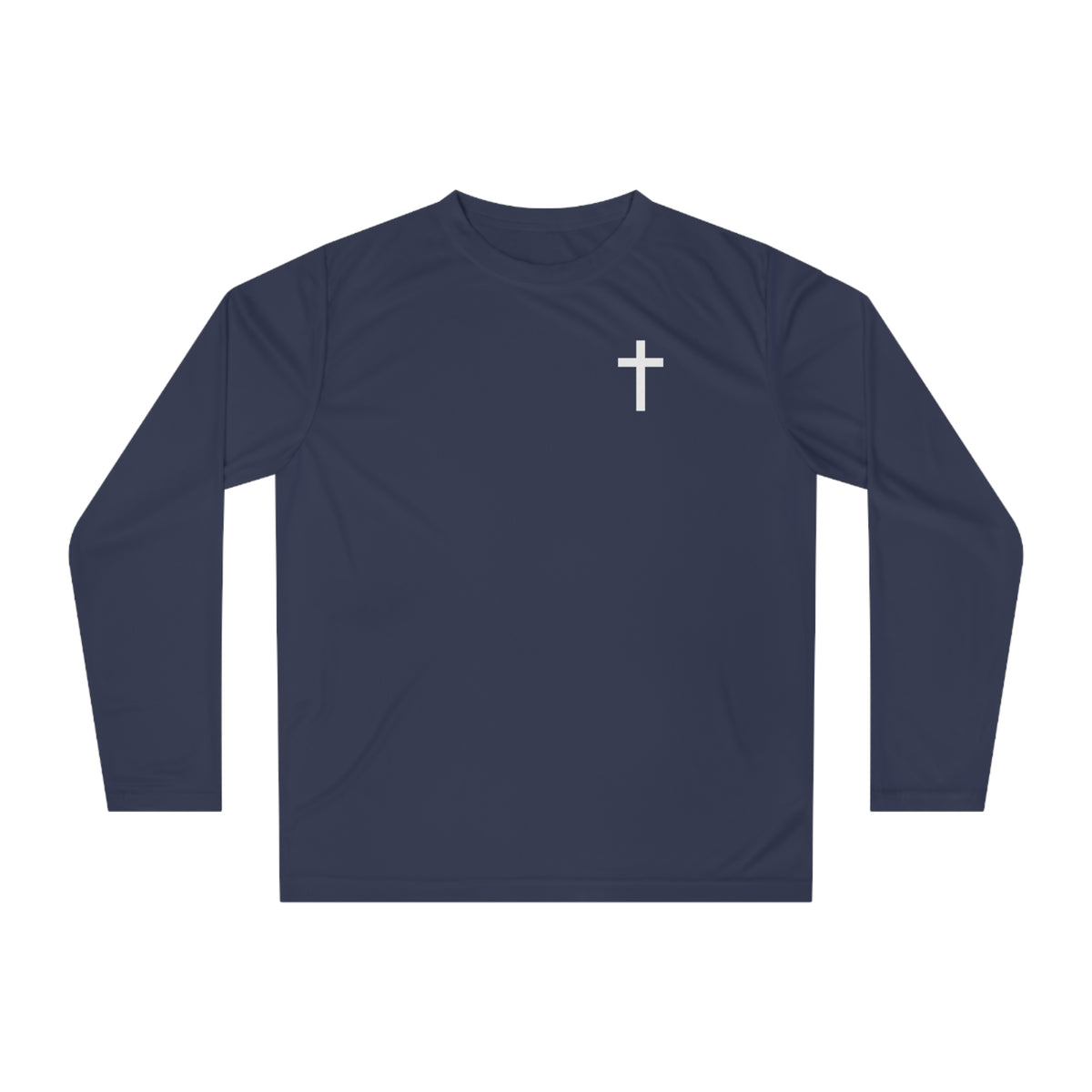 Jesus Is The Way, The Truth, The Life Athletic Long Sleeve Shirt +UV Protection