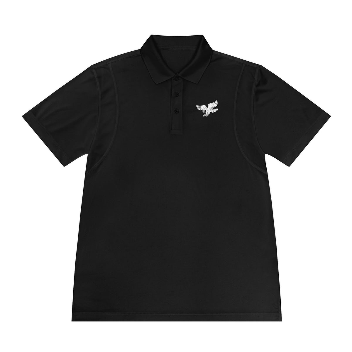 Patriotic Men's Sport Polo Shirt - Patriotic Eagle And American Flag Golf Polo