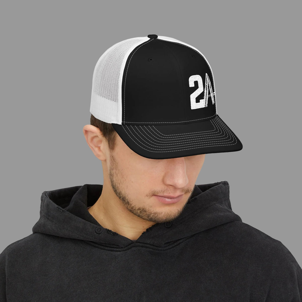 2ND Amendment Snapback Hat - 2A Embroidered Trucker Cap