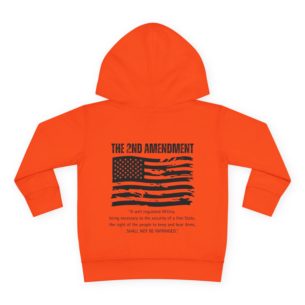 Toddler 2nd Amendment Pullover Fleece Hoodie, Cute Kids Hoodie, American Pride, Gift for Patriots, Cozy Toddler Wear