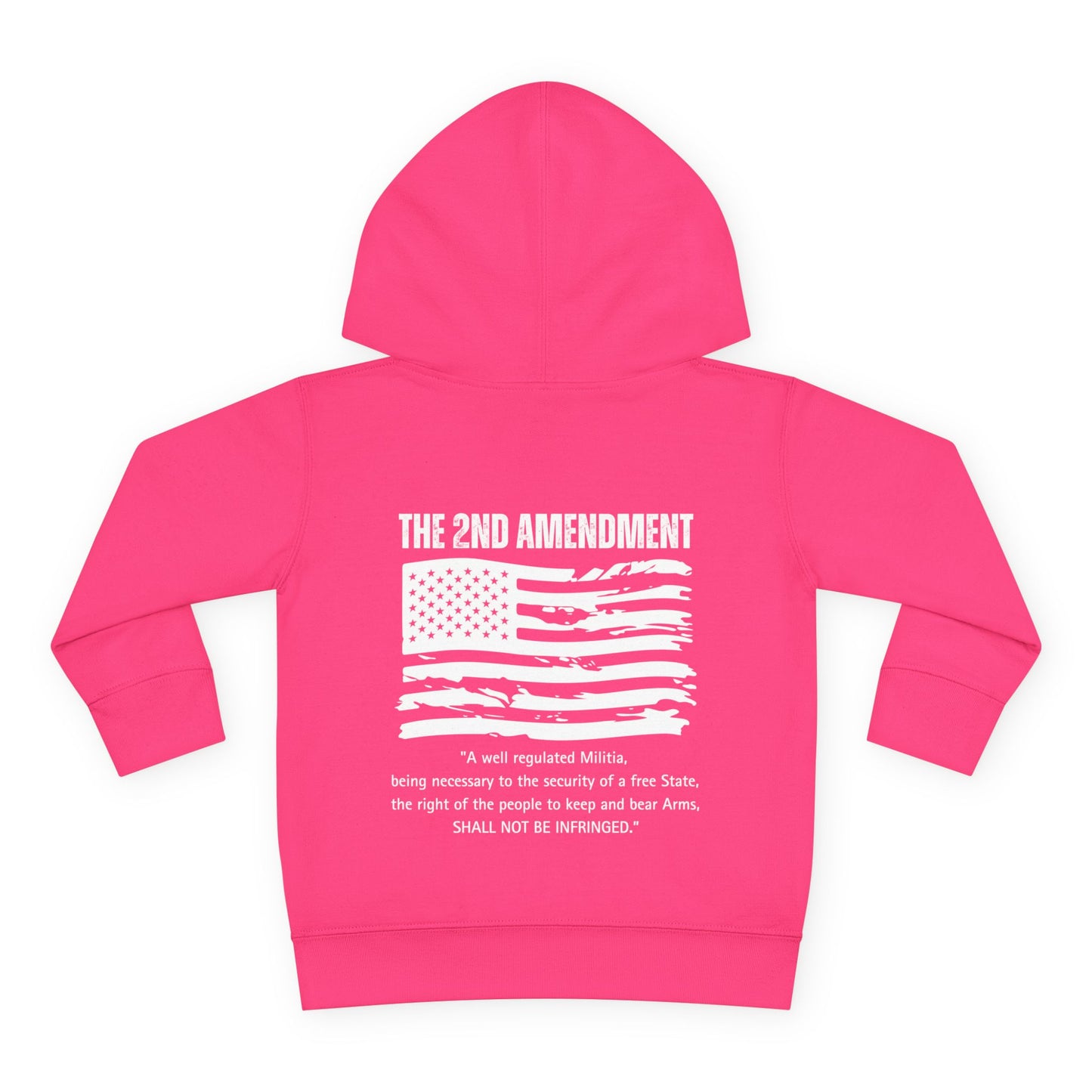 Toddler 2nd Amendment Pullover Fleece Hoodie, Cute Kids Hoodie, American Pride, Gift for Patriots, Cozy Toddler Wear
