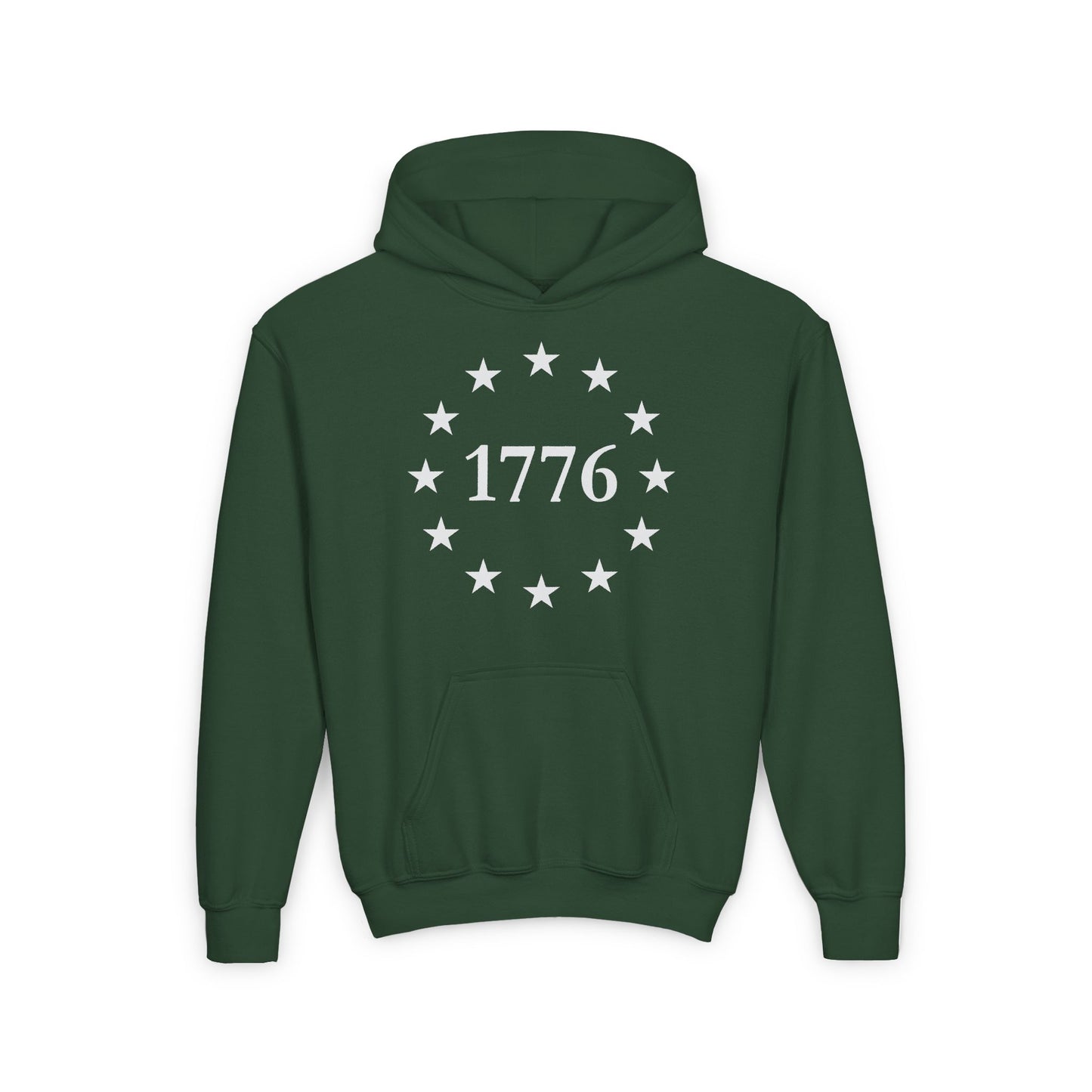 Kids One Nation Under God Youth Hooded Sweatshirt