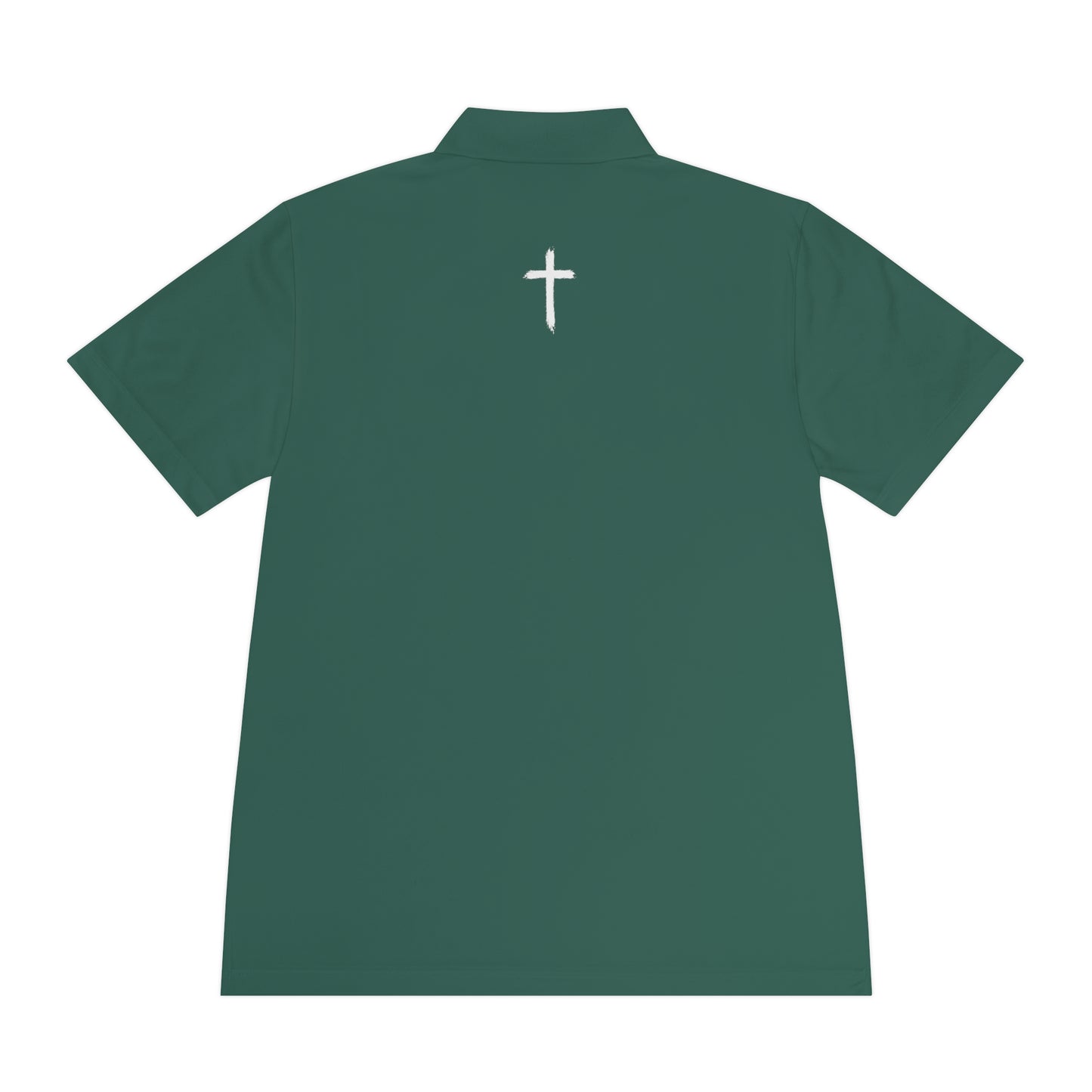 Men's 'Fore Christ' Sport Polo Shirt, Faith-Inspired Activewear, Christian Polo for Golf & Casual Outings, Men's Casual Wear