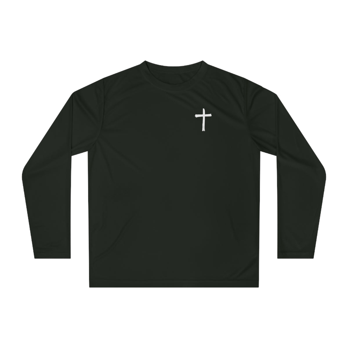 No Weapon Formed Against Me Athletic Long Sleeve Shirt +UV Protection
