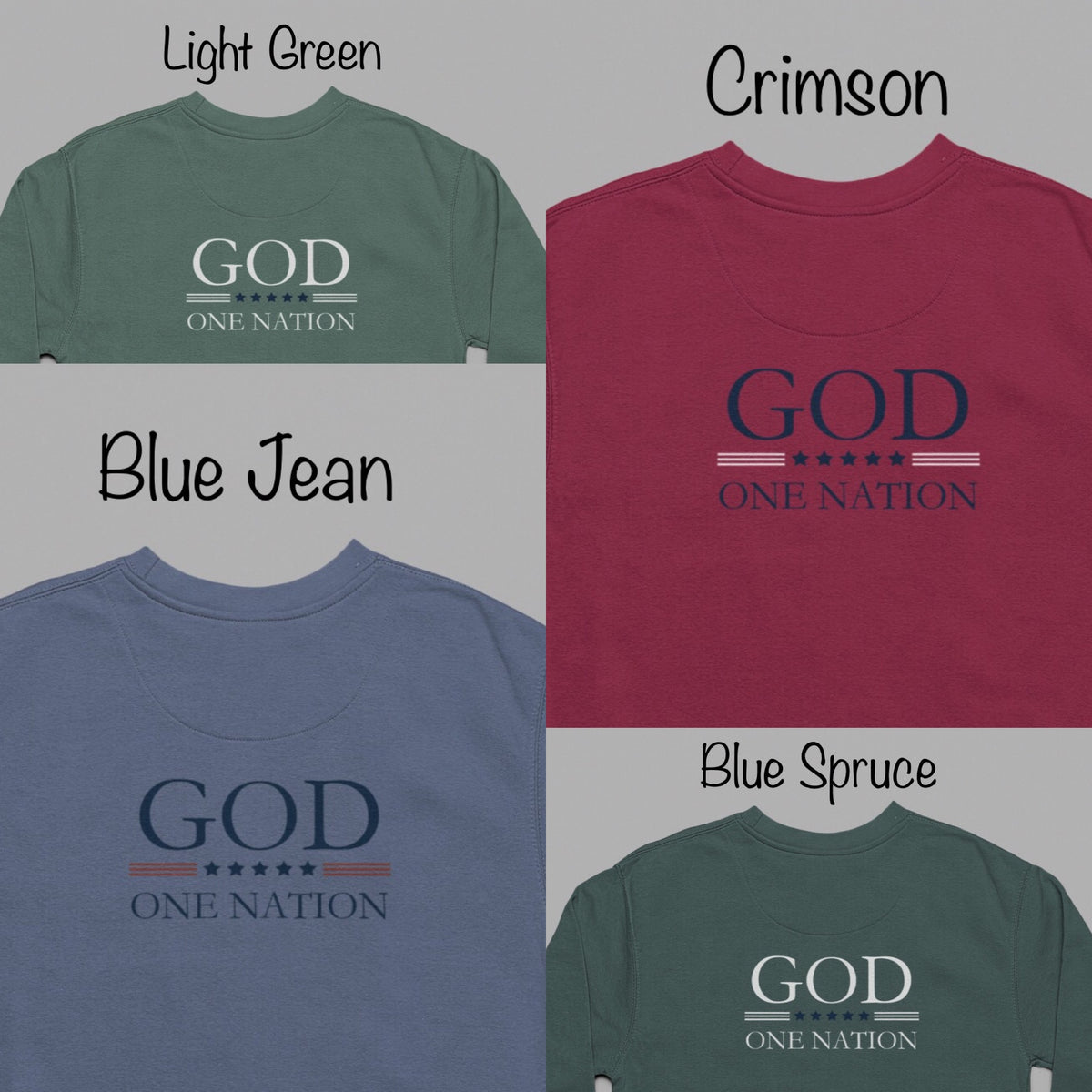 Patriotic sweatshirt. Patriotic Pullover. Patriotic Clothing. Patriotic Apparel. Patriot Clothes. One Nation Under God. USA. Established 1776. Est. 1776 The United States of America. USA Sweatshirt. America sweatshirt. Patriot Sweatshirt.