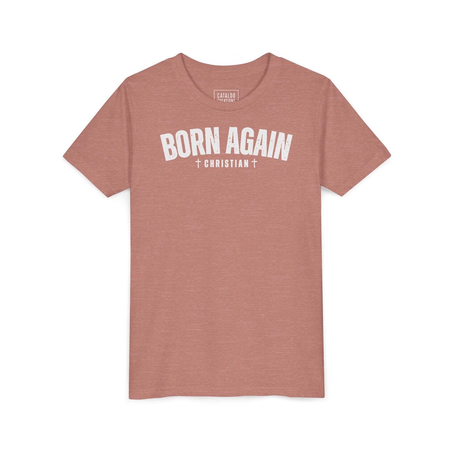 Born Again Christian Youth Tee | Faith-Based Shirt for Kids | Inspirational Apparel