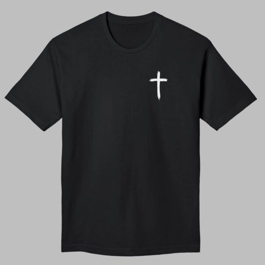 Made In The USA - Bold As A Lion Christian T-Shirt, Inspirational Tee, Faith Apparel, Proverbs 28:1