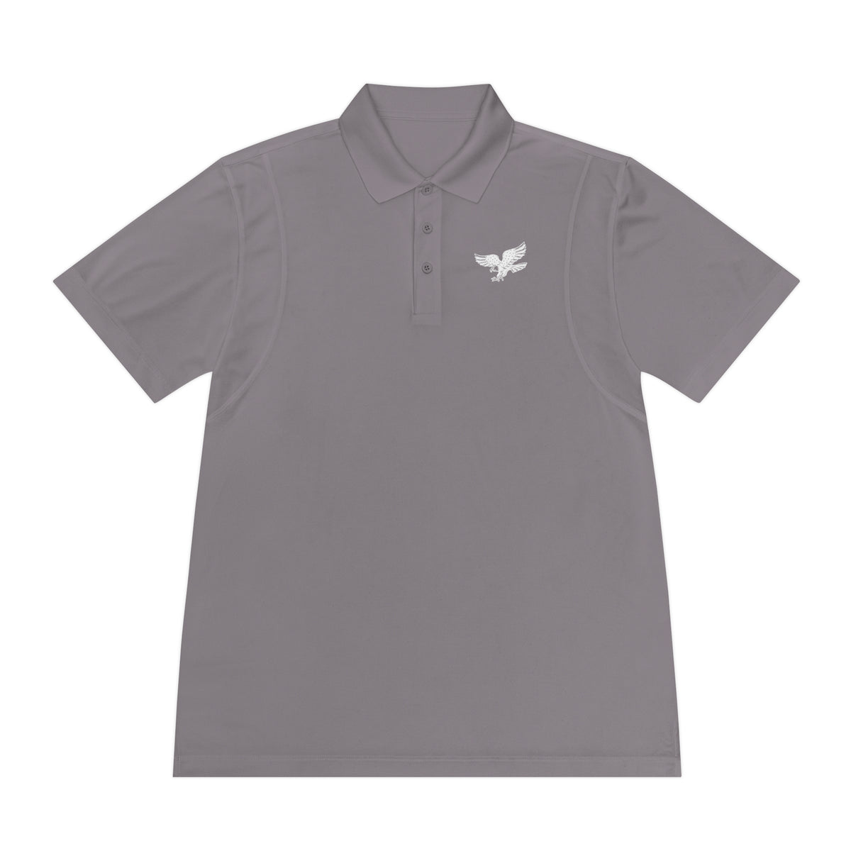 Patriotic Men's Sport Polo Shirt - Patriotic Eagle And American Flag Golf Polo