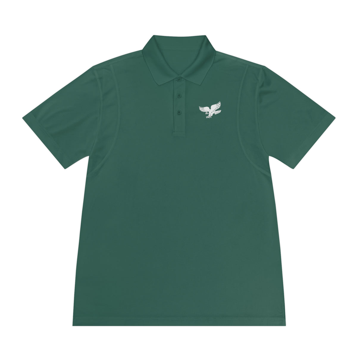 Patriotic Men's Sport Polo Shirt - Patriotic Eagle And American Flag Golf Polo