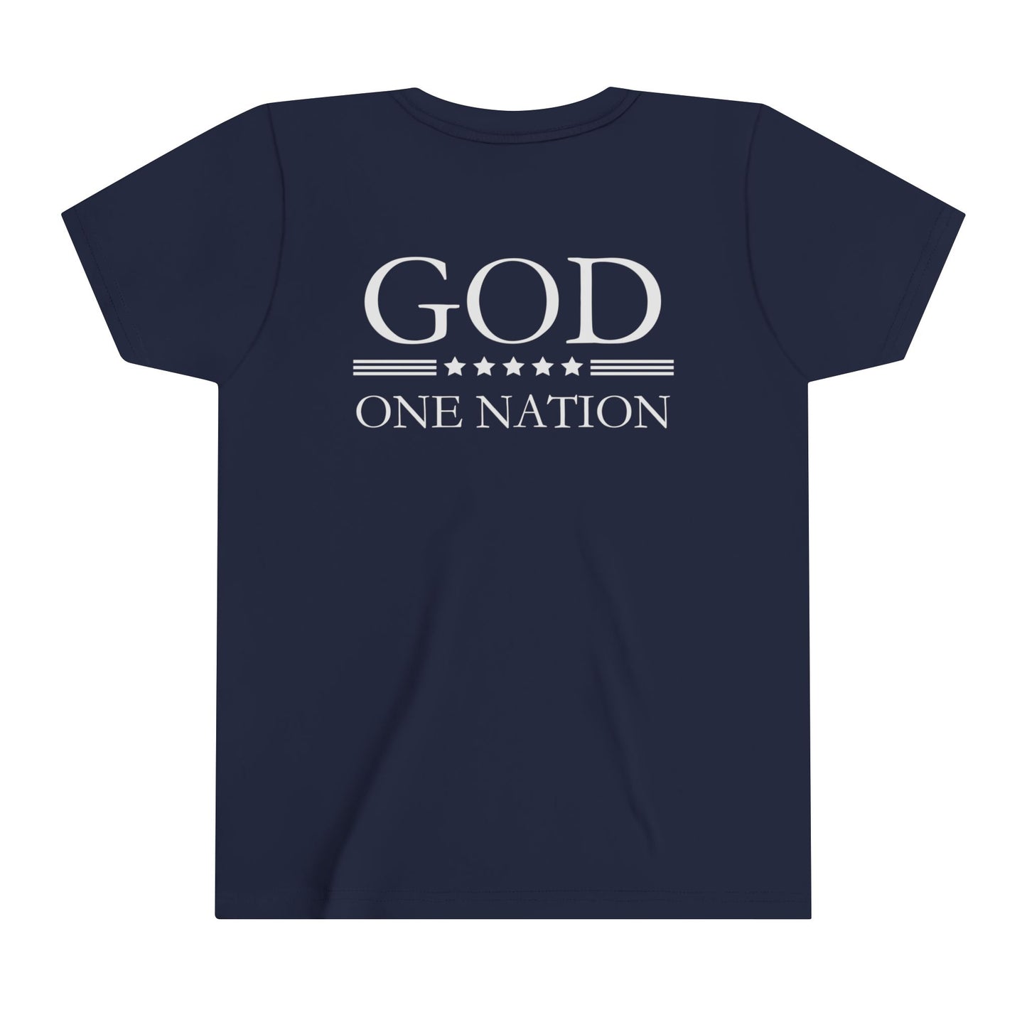 Kids One Nation Under God Youth Short Sleeve Tee