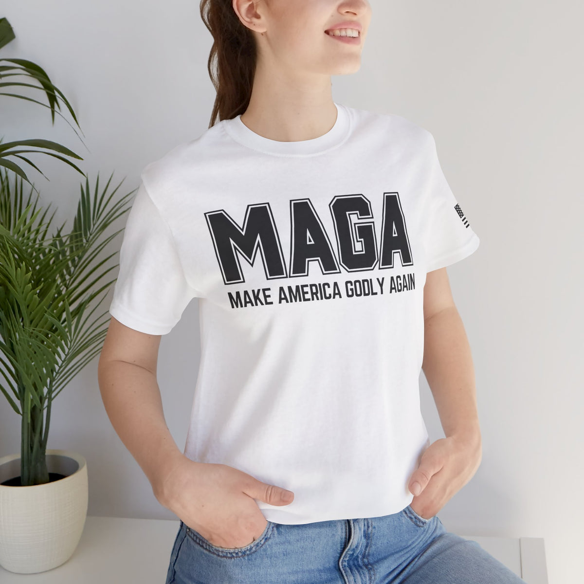 Make America GODLY Again Short Sleeve Tee