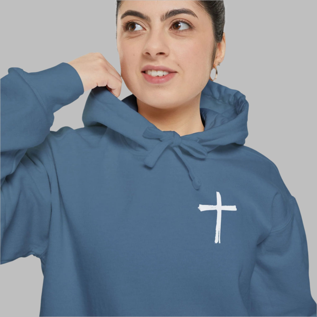 No Weapon Formed Against Me Shall Prosper Bible Verse Premium Hoodie