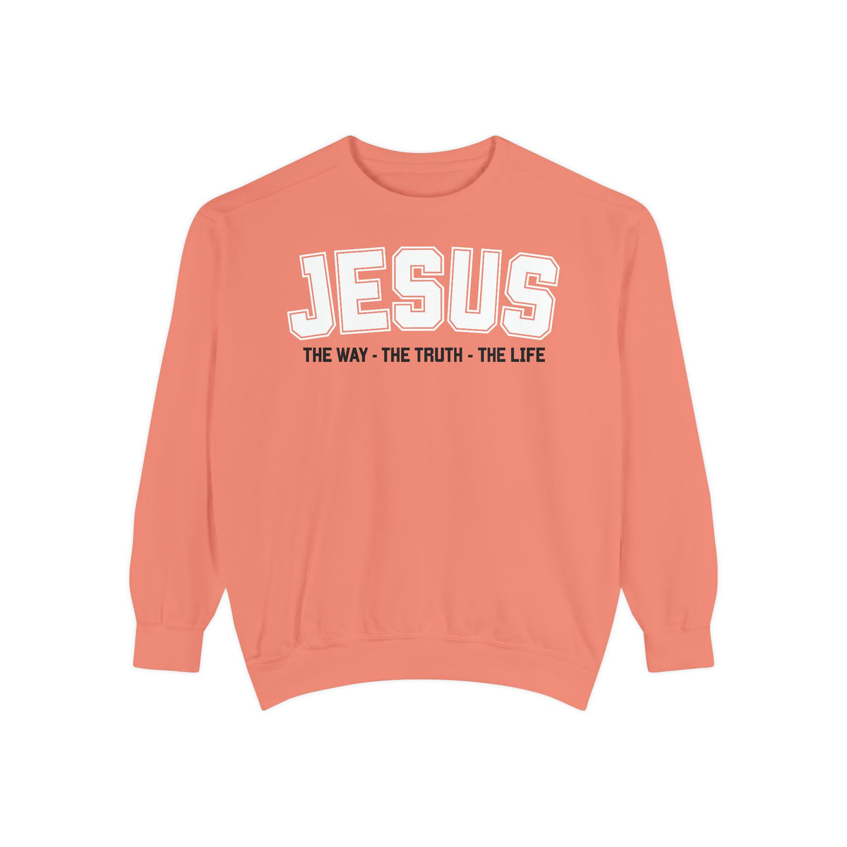 Jesus The Way, The Truth, The Life Crewneck Sweatshirt, Faith Apparel, Religious Sweatshirt, Inspirational Wear