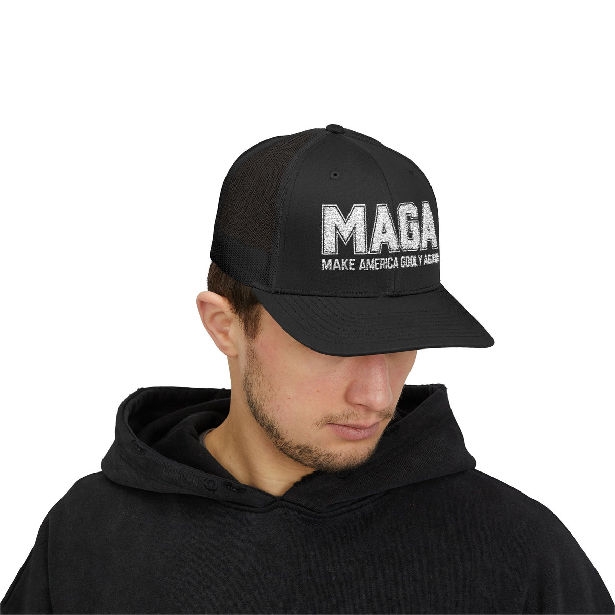 Make America GODLY Again Snapback Trucker Cap