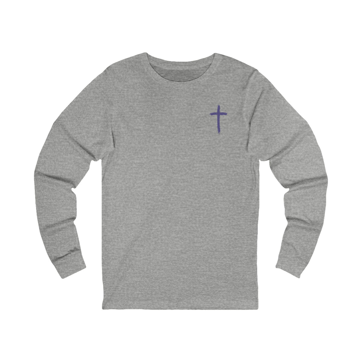 Consider How The Wildflowers Grow Long Sleeve, Bible Verse Floral Design, Christian Faith Inspired Long Sleeve Tee For Women