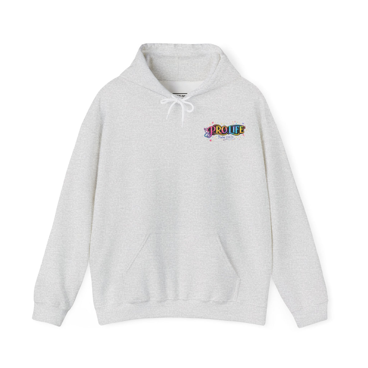 Pro-Life Christian Hoodie, Psalm 139 "You Knit Me Together" Heavy Blend Hooded Sweatshirt
