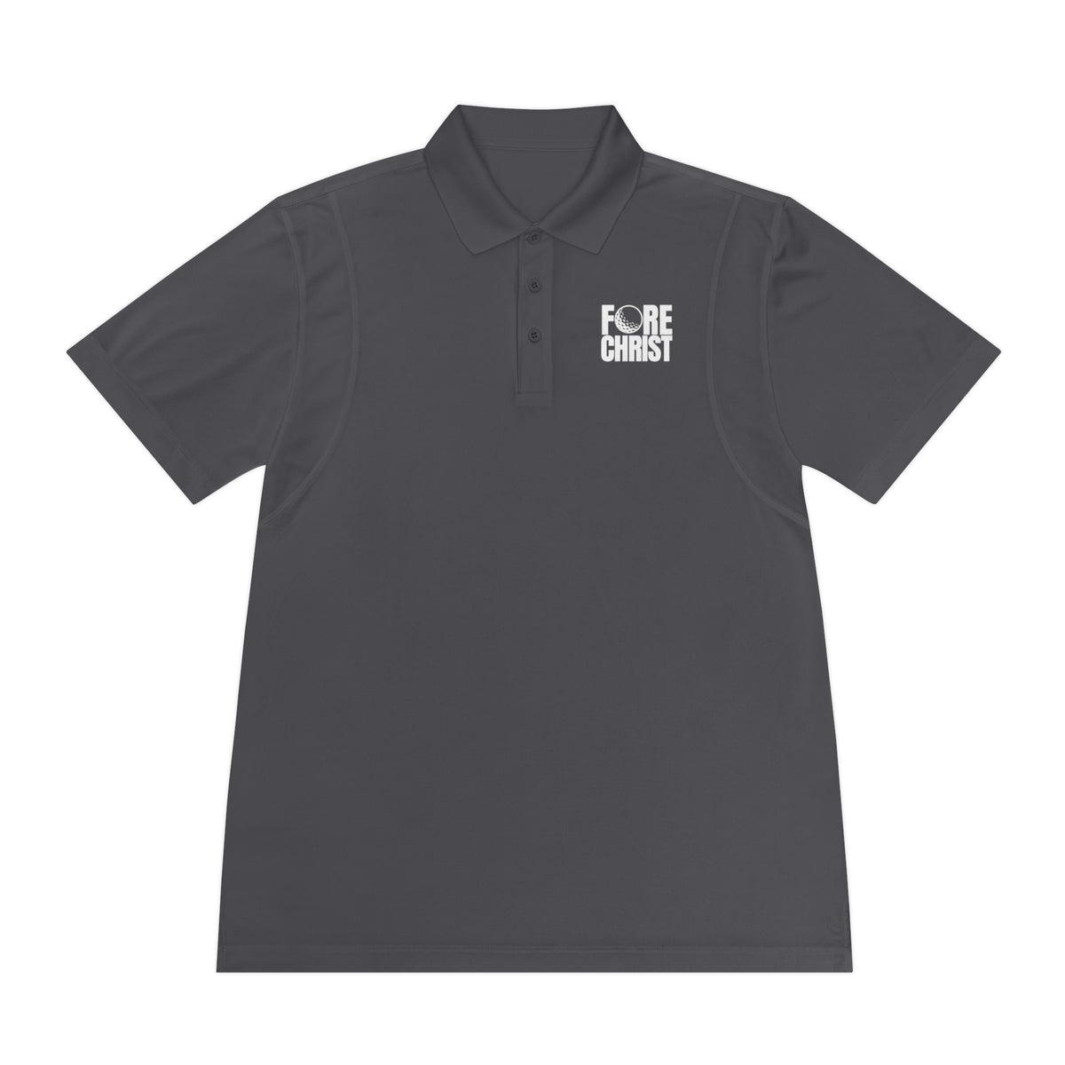 Men's Fore Christ Golf Polo - Lightweight Golf Polo For Christian Golfer