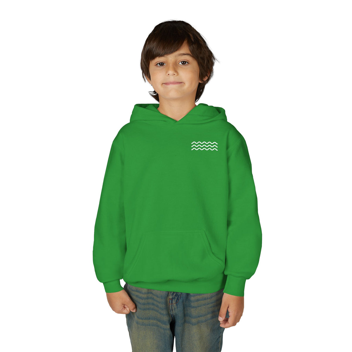 Youth 'Even The Wind And The Waves Obey Him' Bible Verse Hoodie, Beach Vibes Kids Hooded Sweatshirt, Faith-Inspired Teen Hoodie