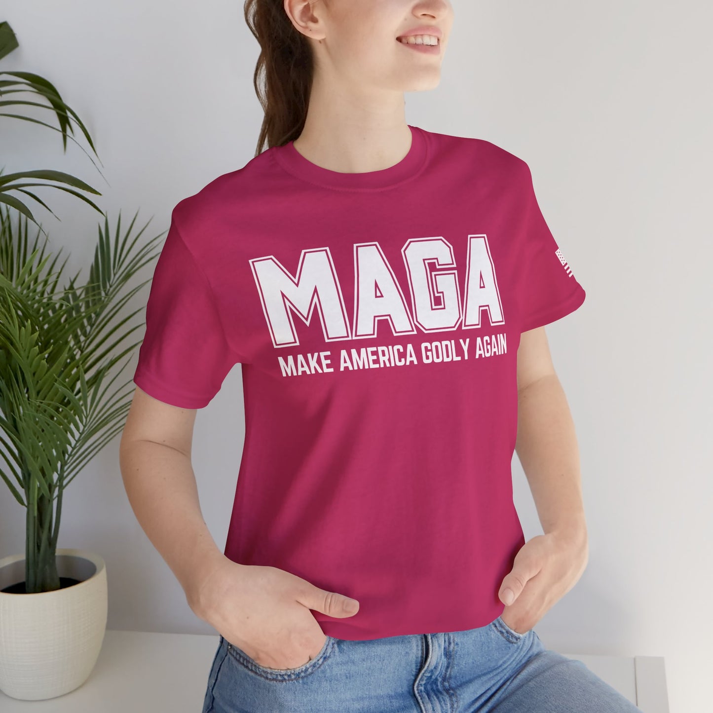 Make America GODLY Again Short Sleeve Tee